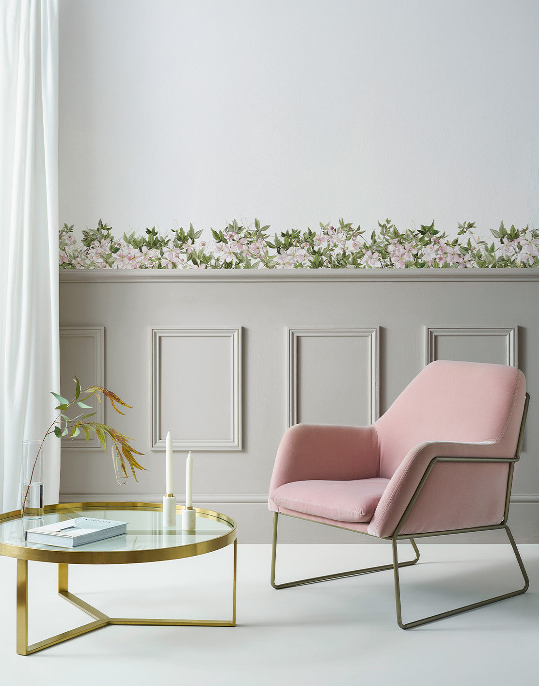 Clematis Easy Wall Tape: The Perfect Renter-Friendly Wall Decor