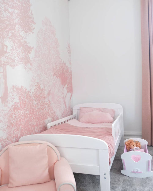 Hua Bäume rosa Wandbild mit Swing Sian Zeng