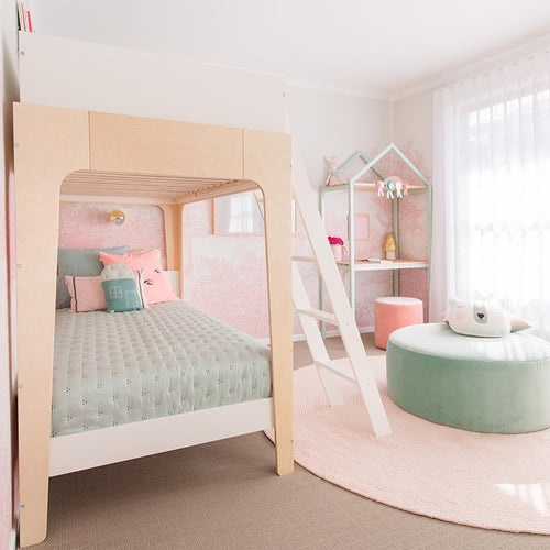 Hua Bäume rosa Wandbild mit Swing Sian Zeng