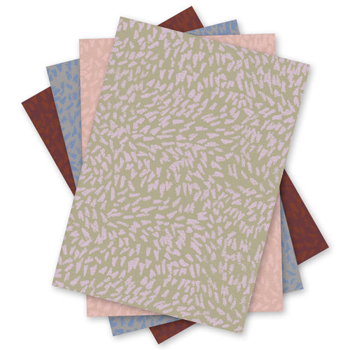 textured polka dots wallpaper A4 samples