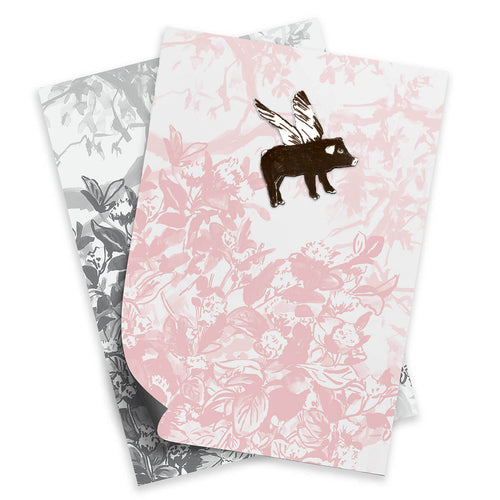 A4 MAGNETINE WALPPORE Échantillons d'arbres Hua rose et gris avec aimant