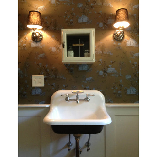 Woodlands Hedgehog, Frog, Brown, Pink, Blue, Khaki, Fun Wallpaper Sample Pack for Children's Room.