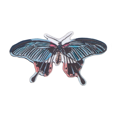 Blue and Red Butterfly Magnet