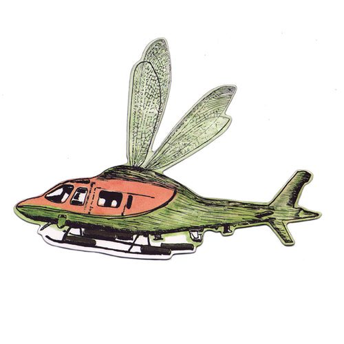 Small Flycopter Magnet