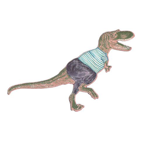 Fun Dressed Tyrex Pink Magnet.