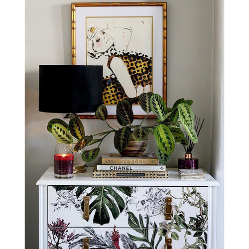 Tropical Bloom A4 Wallpaper Sample. Botanical Wallpaper. Designer Wallpaper.