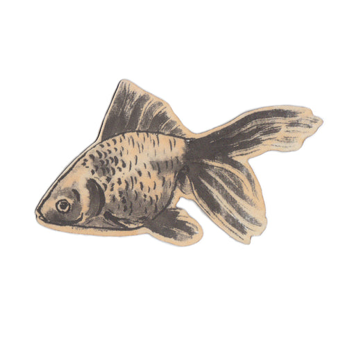 Yellow Gold Fish Magnet
